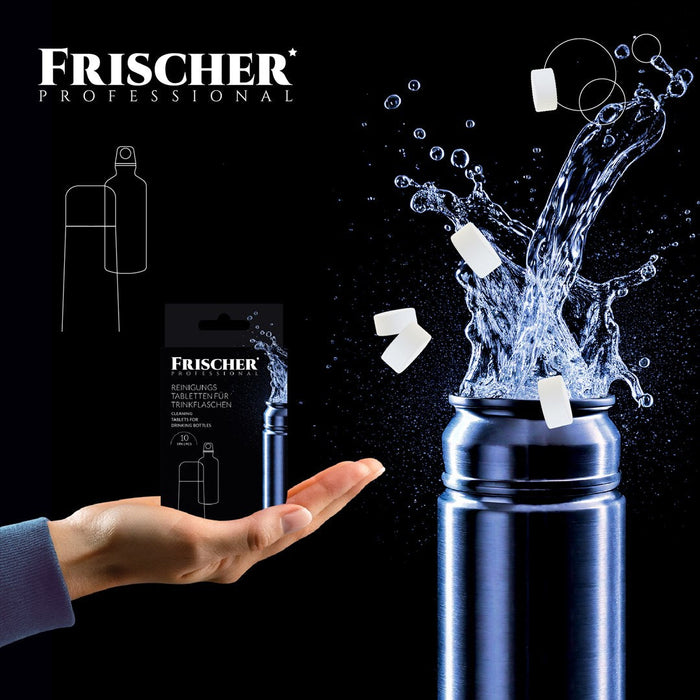 Frischer bottle and thermos cleaning tablets 10 pcs. - For coffee machines - descalersAGA-EKO<<<_Home Appliance