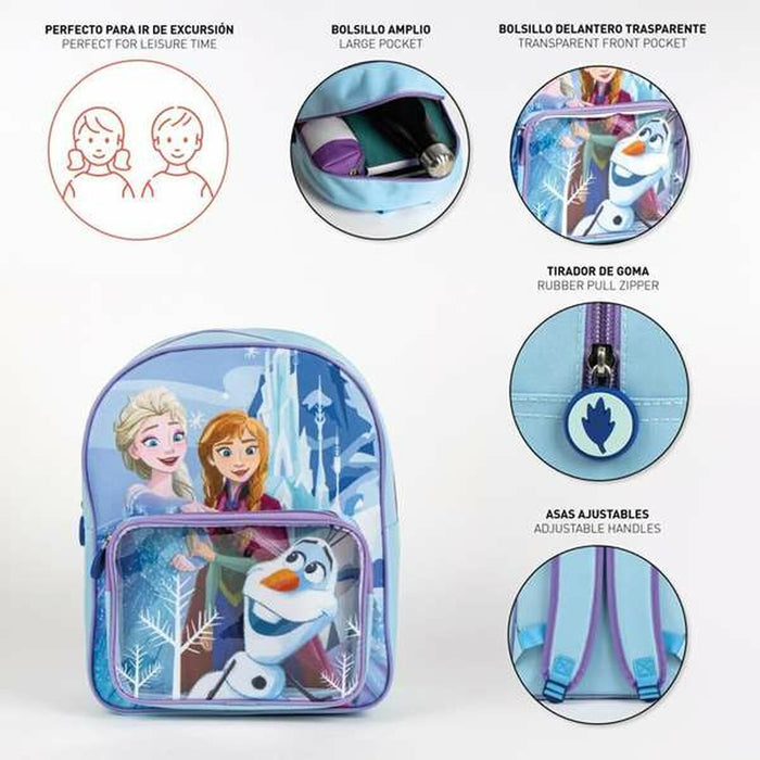 School Bag Frozen Blue