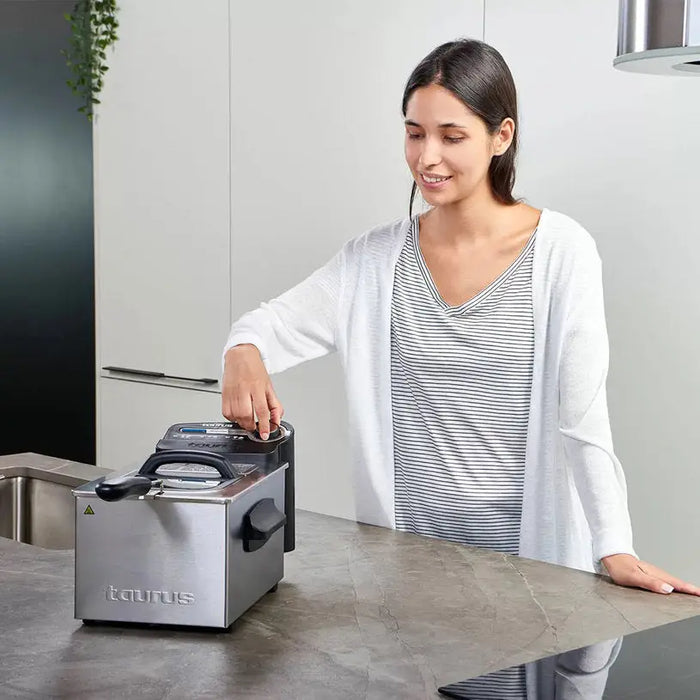 FRYER TAURUS PRO. 3L PLUS 3.00 L 1.00 kg 2100 W GRAY - Фритюрници<<<Домакински електроуреди<<<Мебели и