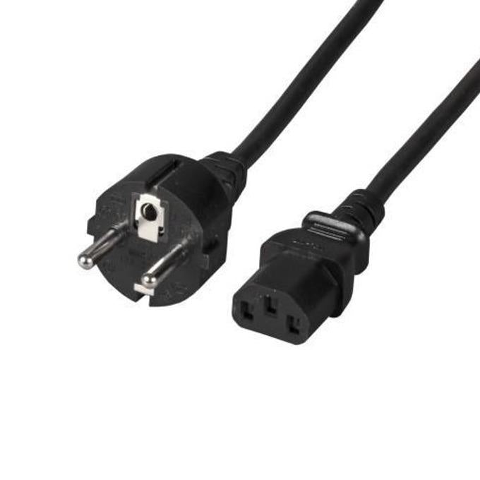 Power cable FSP Group, Shuko, 3pin(IEC C5) female, 1.8m, Black