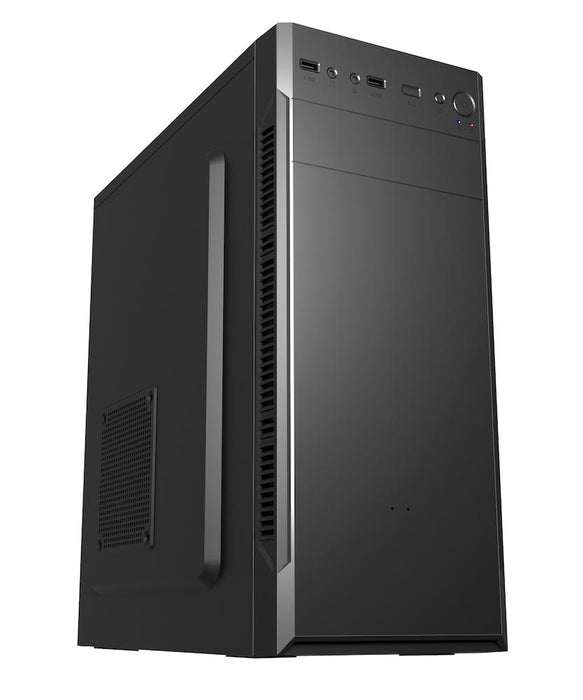 FSP CMT160 ATX Mid Tower Case, Black