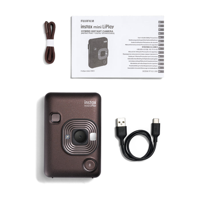 Instant camera FUJIFILM INSTAX MINI LIPLAY DEEP BRONZE