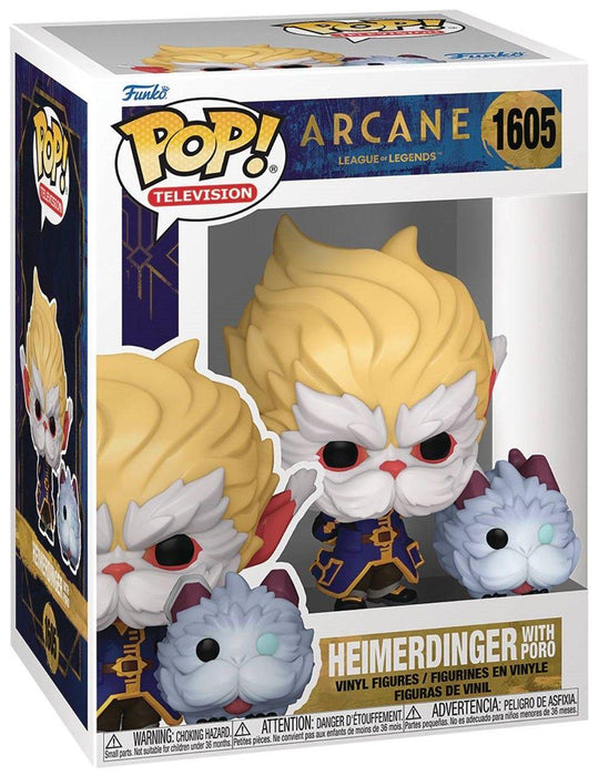 Funko Pop! Television: Arcane LoL S1 -Heimerdinger with Poro #1605