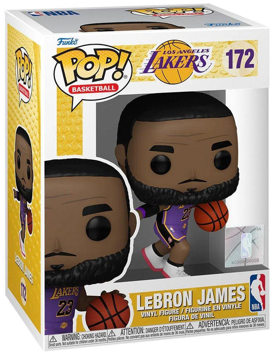 Funko Pop! Basketball: NBA Los Angeles Lakers - LeBron James #172