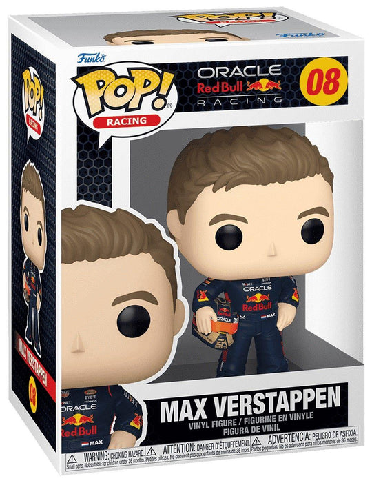 Funko Pop! Racing: Oracle Red Bull Racing - Max Verstappen with Helm #08