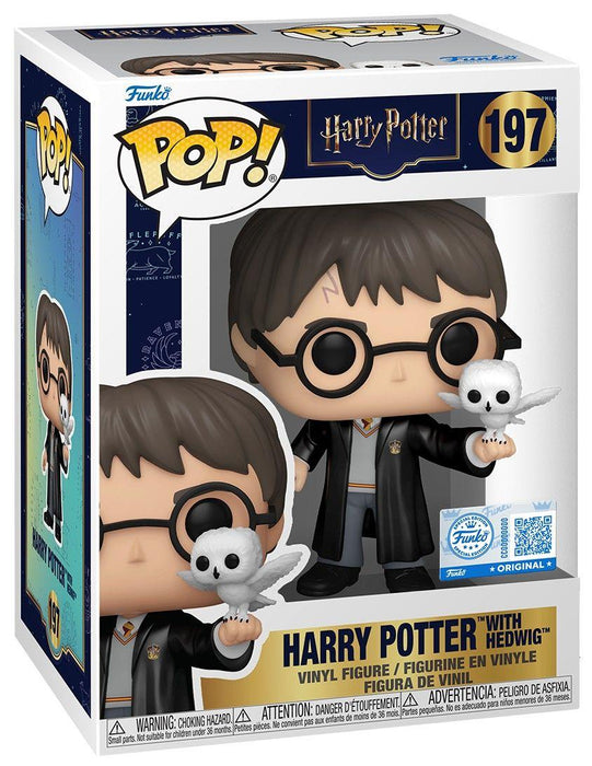 Funko Pop!& Buddy Figure: Harry Potter - Harry Potter with Hedwig (Special Edition) #197