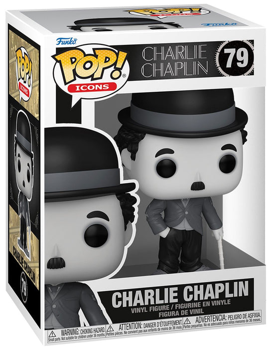 Funko Pop! Icons: Charlie Chaplin - Charlie Chaplin #79