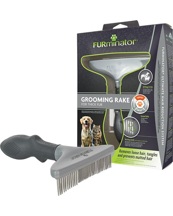 Furminator Grooming Rake for pets with thick fur