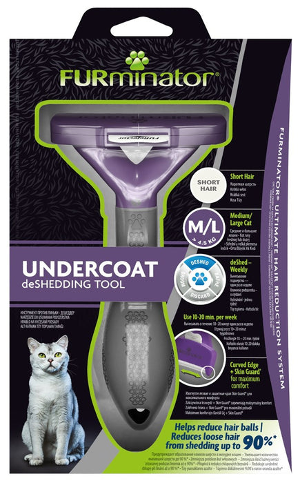 FURminator - furminator for short-haired cats - M/L