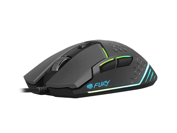 Fury Gaming Mouse Battler 6400 DPI Optical With Software Black - Мишки<<<FURY компютърна