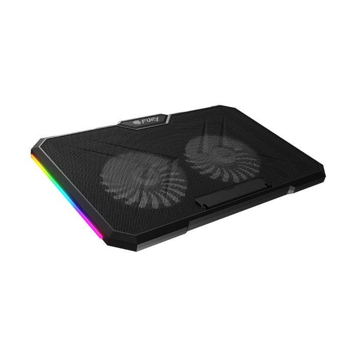 Fury Gunbai G3 Laptop Cooling Pad 14.1-17.3" 2 fans, RGB LED Light, 2 USB