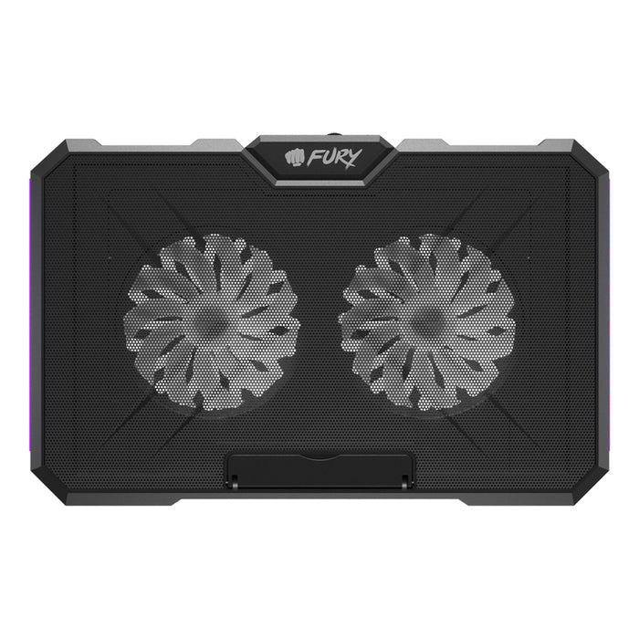 Fury Gunbai G3 Laptop Cooling Pad 14.1-17.3" 2 fans, RGB LED Light, 2 USB