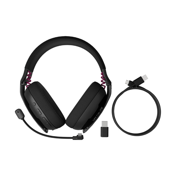 Fury Gaming Headset, Fukiya F6, Wireless With Microphone, Black
