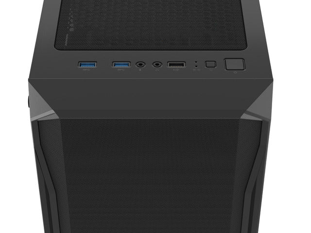 Fury PC Case Shobo SH4 Midi Tower, Window, Black