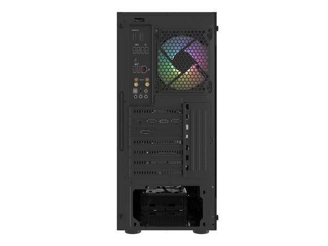 Fury PC Case Shobo SH4F RGB Midi Tower, Window, Black