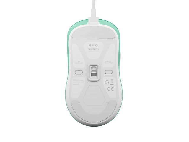 Fury Gaming Mouse Tanto T4 12000DPI Optical With Software RGB Backlight Mint