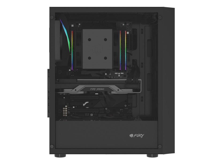 FURY SHOBO SH8F MIDI TOWER CASE WITH WINDOW BLACK