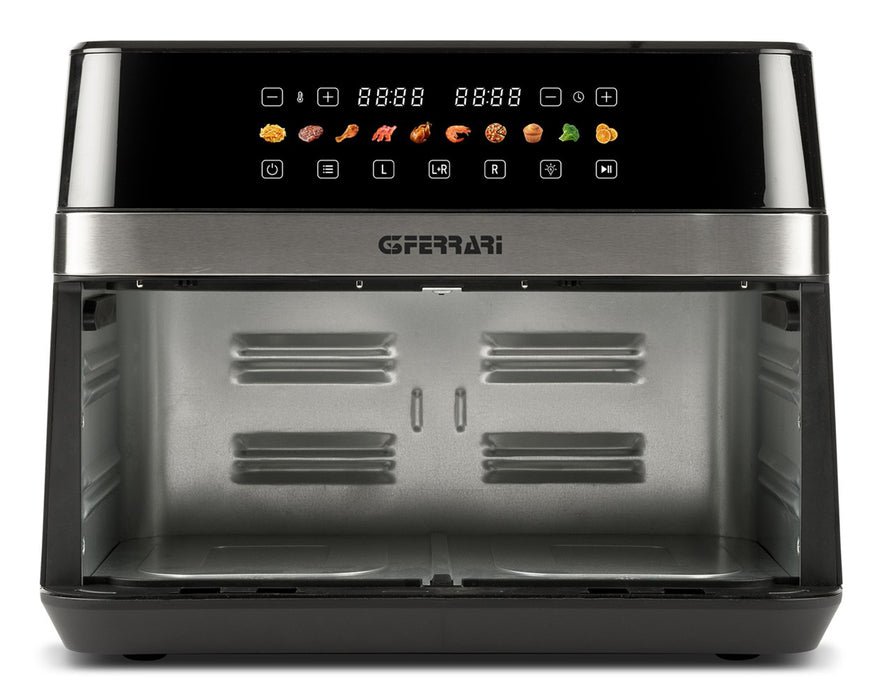 G3 Ferrari G10223 fryer Double 12 L Stand-alone 2200 W Hot air fryer Black, Stainless steel
