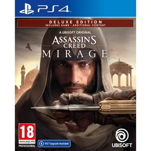Game Assassin’s Creed Mirage - Deluxe Edition (PS4) - Игри<<<Конзоли и аксесоари<<<ТВ Аудио Gaming<<<ZoraSite
