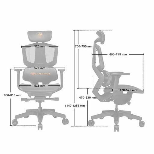 Gaming Chair Cougar Argo One Orange - Компютър Игри<<<Компютри| Електроника<<<BigBuy&&&Аксесоари за Игри<<<Компютър