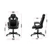 Gaming Chair Huzaro FORCE 2.5 Black Grey - Аксесоари за Игри<<<Компютър Игри<<<Компютри| Електроника<<<BigBuy&&&Gaming