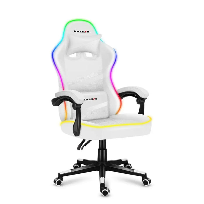 Gaming Chair Huzaro Force 4.4 RGB White - Аксесоари за Игри<<<Компютър Игри<<<Компютри| Електроника<<<BigBuy&&&Gaming