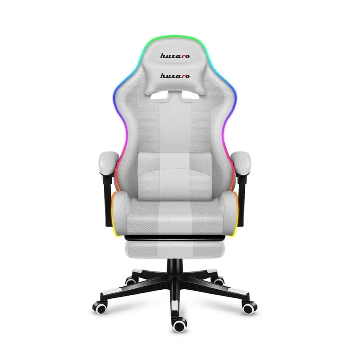 Gaming Chair Huzaro FORCE 4.7 RGB White - Аксесоари за Игри<<<Компютър Игри<<<Компютри| Електроника<<<BigBuy&&&Gaming