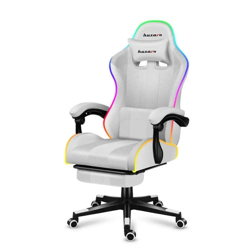 Gaming Chair Huzaro FORCE 4.7 RGB White - Аксесоари за Игри<<<Компютър Игри<<<Компютри| Електроника<<<BigBuy&&&Gaming