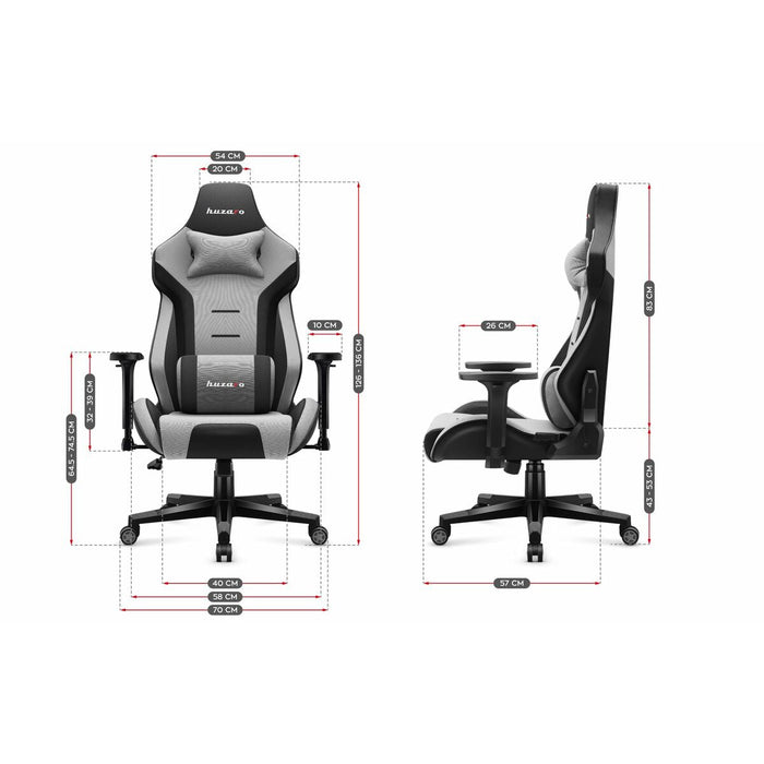 Gaming Chair Huzaro HZ-Force 7.6 Grey Grey - Аксесоари за Игри<<<Компютър Игри<<<Компютри|
