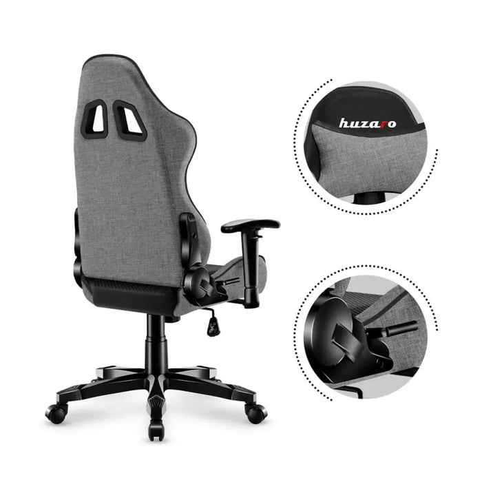 Gaming Chair Huzaro HZ-Ranger 6.0 Grey Mesh Black/Grey - Аксесоари за Игри<<<Компютър Игри<<<Компютри|