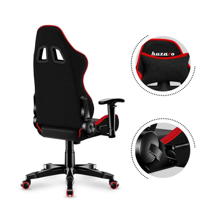 Gaming Chair Huzaro HZ-Ranger 6.0 Red Black Kids - Gaming armchairsGAM-FOT<<<PC GamingGAM<<<ActionPL&&&Компютър