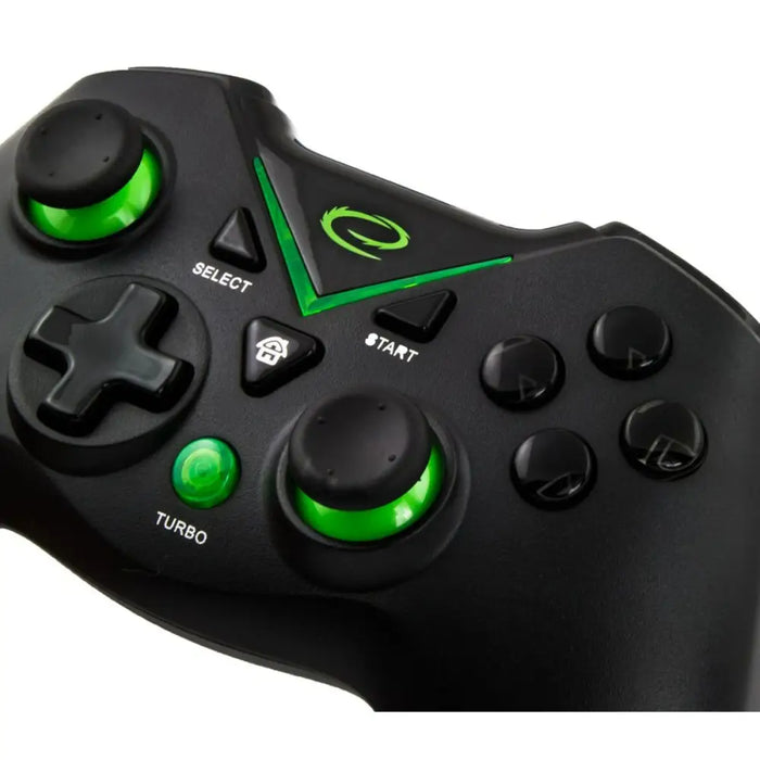 Gaming Control Esperanza EGG112K Black Green Microsoft Xbox One PC PlayStation 3 - Аксесоари за конзоли<<<Електроника