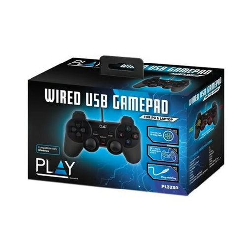 Gaming Control Ewent PL3330 USB 2.0 PC Black - Електроника Игри<<<Компютри| Електроника<<<BigBuy&&&Аксесоари за