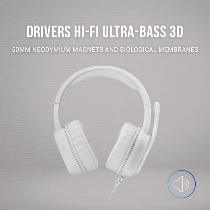Gaming Earpiece with Microphone Mars Gaming MH320W LED RGB Stereo Grey - Компютър Игри<<<Компютри|