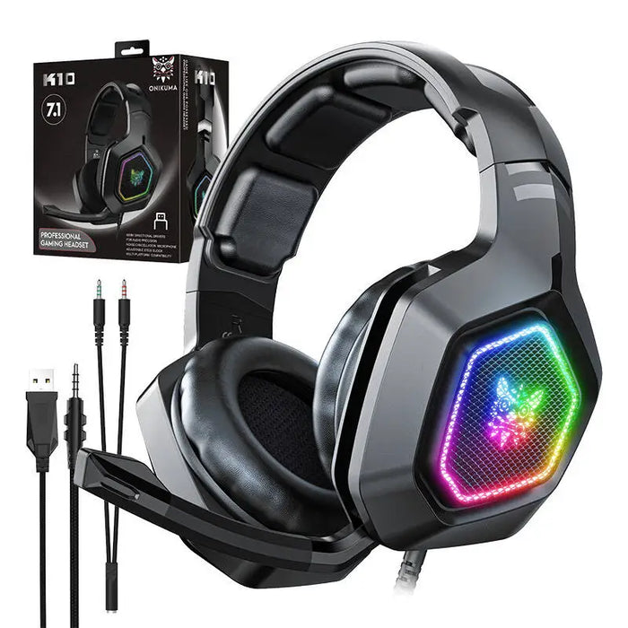 Gaming headphones ONIKUMA K10 (black) - Wired<<<Headphones<<<Audio<<<InnproXML