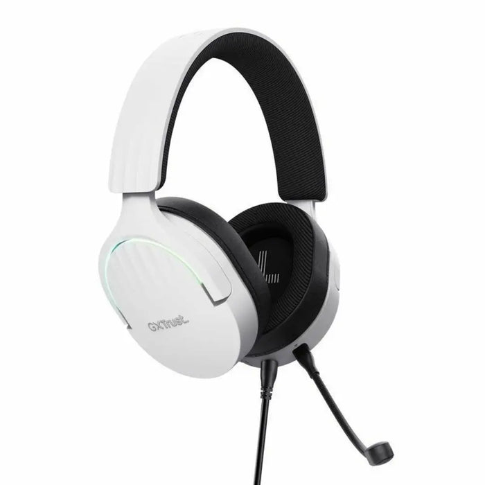 Gaming Headset with Microphone Trust GXT 490 White Black Multicolour Black/White - Електроника Периферни и резервни