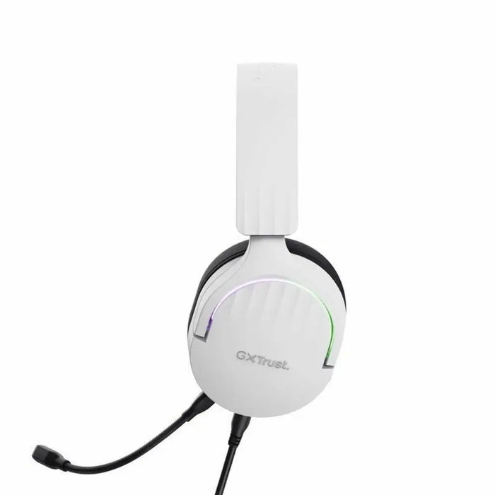 Gaming Headset with Microphone Trust GXT 490 White Black Multicolour Black/White - Електроника Периферни и резервни