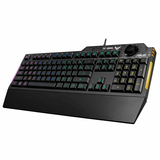 Gaming Keyboard Asus TUF Gaming K1 Spanish Qwerty Black - Електроника Периферни и резервни части<<<Компютри|