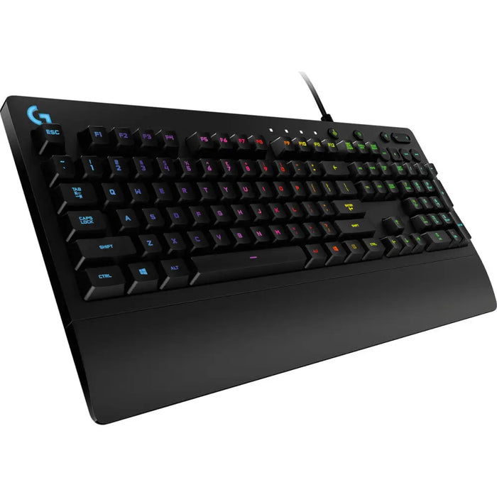 Gaming Keyboard Logitech G213 Black Spanish Qwerty QWERTY Qwerty Portuguese - Електроника Периферни и резервни