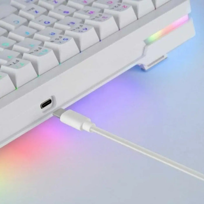 Gaming Keyboard Mars Gaming MKMINIPROWBES White Spanish Qwerty - Електроника Периферни и резервни части<<<Компютри|