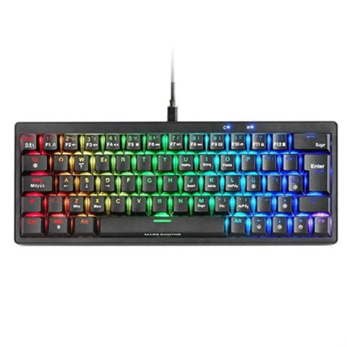 Gaming Keyboard Mars Gaming MKMINIPROYES Qwerty US Black - Електроника Периферни и резервни части<<<Компютри|