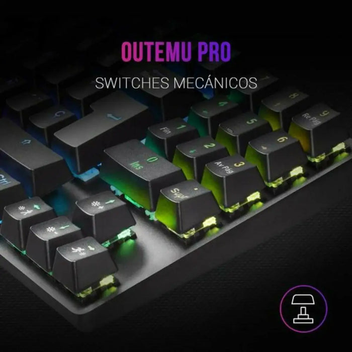 Gaming Keyboard Mars Gaming MKREVO PRO LED RGB - Компютър Игри<<<Компютри| Електроника<<<BigBuy&&&Гейминг Мишка и