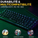 Gaming Keyboard The G-Lab KEYZ TITAN Black AZERTY - Gaming клавиатури<<<Компютър Игри<<<Компютри| Електроника<<<BigBuy