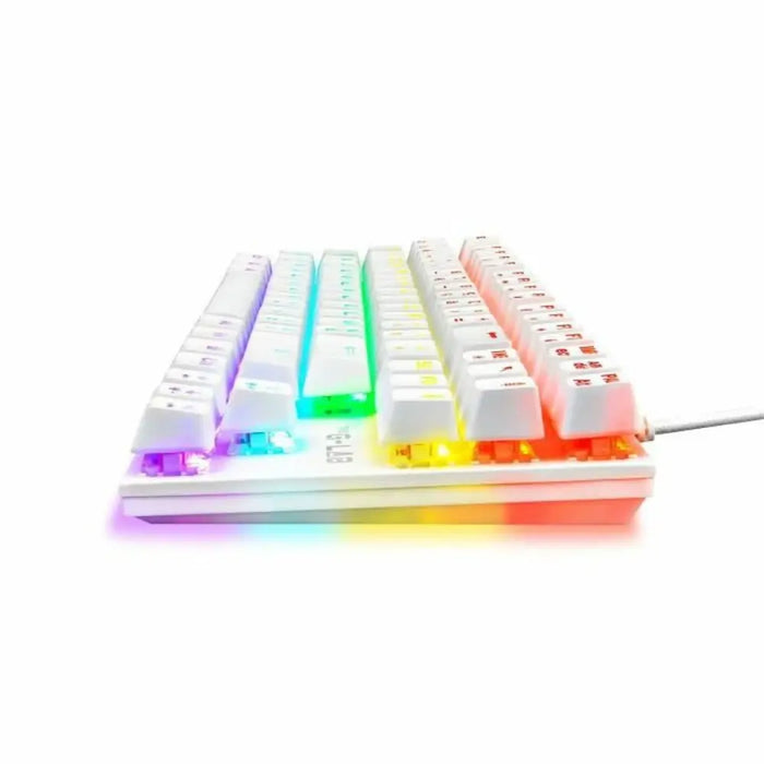 Gaming Keyboard The G-Lab Mercury AZERTY White - Компютър Игри<<<Компютри| Електроника<<<BigBuy&&&Gaming