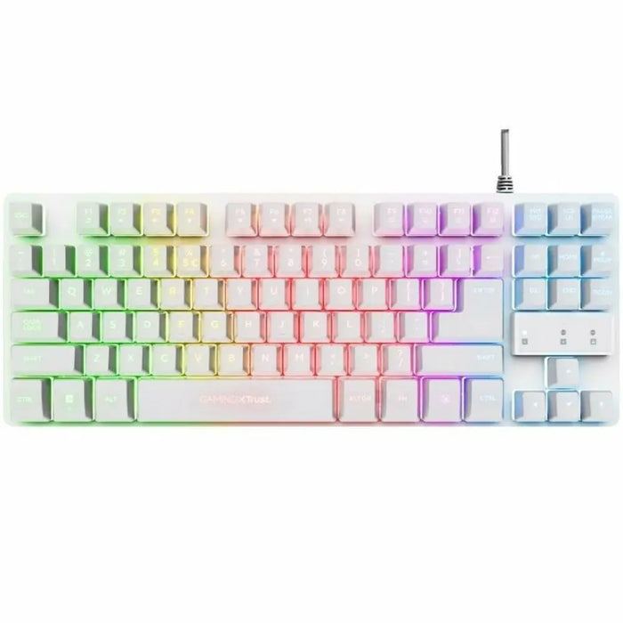 Gaming Keyboard Trust GXT 833W White - Електроника Периферни и резервни части<<<Компютри|