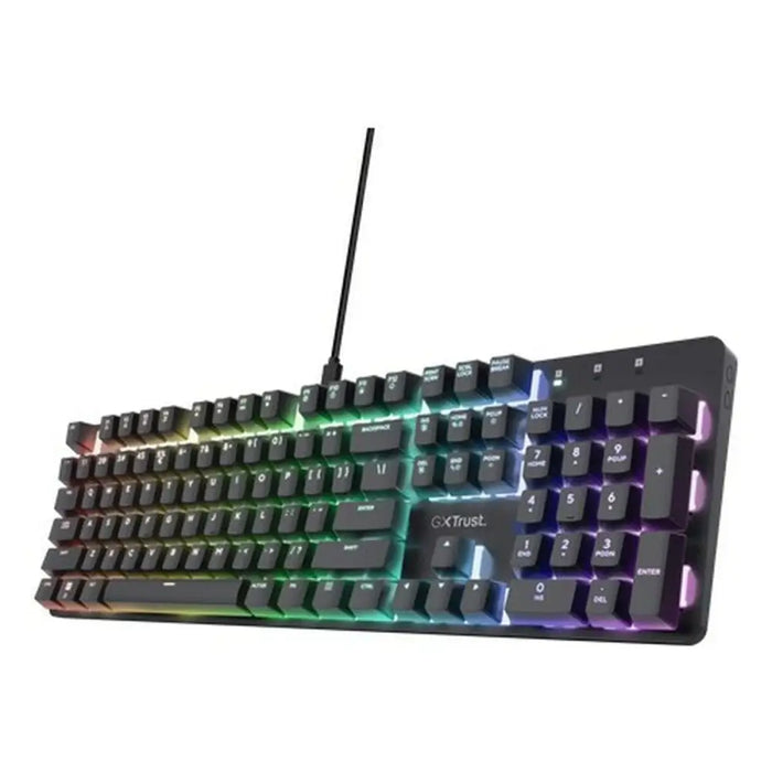 Gaming Keyboard Trust GXT 871 Zora Black Multicolour QWERTY Qwerty US - Gaming клавиатури<<<Компютър Игри<<<Компютри|