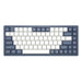 Gaming mechanical keyboard Dark Project KD83A Ivory/Navy Blue RGB 75% - G3MS Sapphire Switches PBT - Геймърски