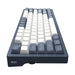 Gaming mechanical keyboard Dark Project KD83A Ivory/Navy Blue RGB 75% - G3MS Sapphire Switches PBT - Геймърски