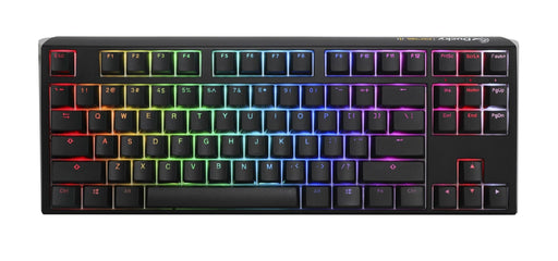 Gaming Mechanical Keyboard Ducky One 3 Classic TKL Hotswap Cherry MX Black RGB PBT Keycaps - Геймърски