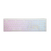 Gaming Mechanical Keyboard Ducky One 3 Pure White Full Size Hotswap Cherry MX Blue RGB PBT Keycaps - Геймърски
